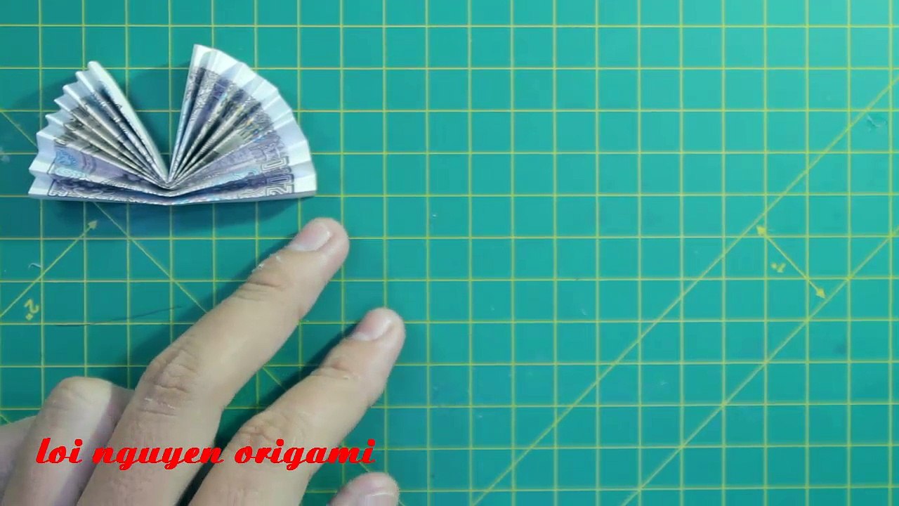 gấp tiền giấy hình con bướm origami butterfly 折り紙 Loi Nguyen Origami tập 7