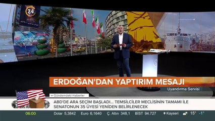 Sabah haberleri şimdi 24 TV'de