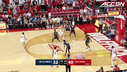 Mt. St. Mary's vs. NC State Basketball Highlights (2018-19)
