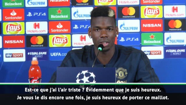 Groupe H - Pogba : Je suis heureux à Manchester United