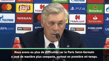 Groupe C - Ancelotti : "Le PSG a joué de manière plus compacte"