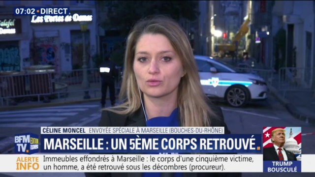 Marseille: un cinquième corps retrouvé dans les décombres des immeubles effondrés
