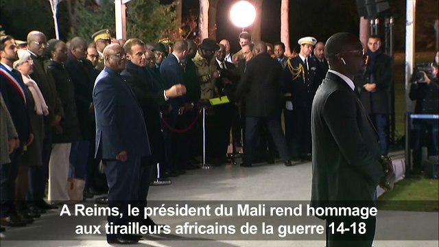 Le président du Mali rend hommage aux soldats africains de 14-18