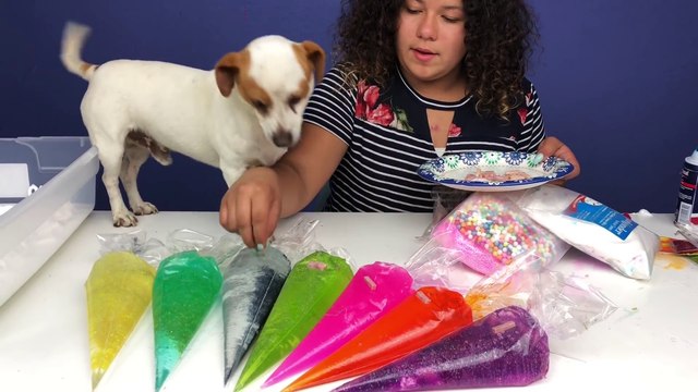 MY DOG PICKS MY SLIME INGREDIENTS