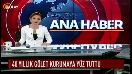 40 yıllık gölet kurumaya yüz tuttu