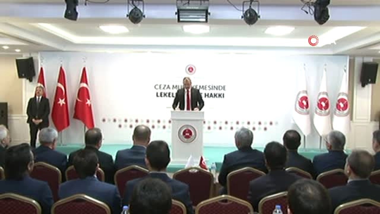 Bakan Gül, "Ceza Muhakemesinde Lekelenme Hakkı Çalıştayı"Nda Konuştu