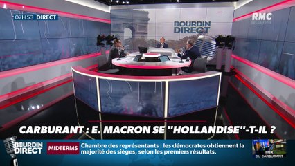 Brunet & Neumann : Carburant, Emmanuel Macron se "hollandise" t-il ? - 07/11