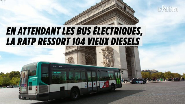 En attendant les bus électriques, la RATP ressort 104 vieux diesel