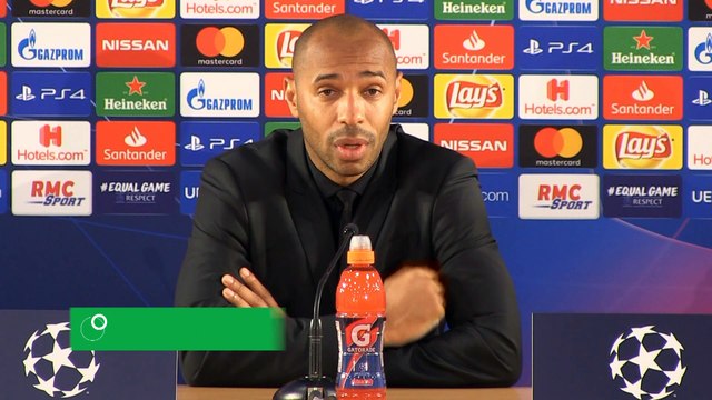 Thierry Henry est inquiet après la claque reçue contre Bruges