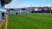 Entrenamiento del Malaga para preparar la vista a El Molinón frente al Sporting