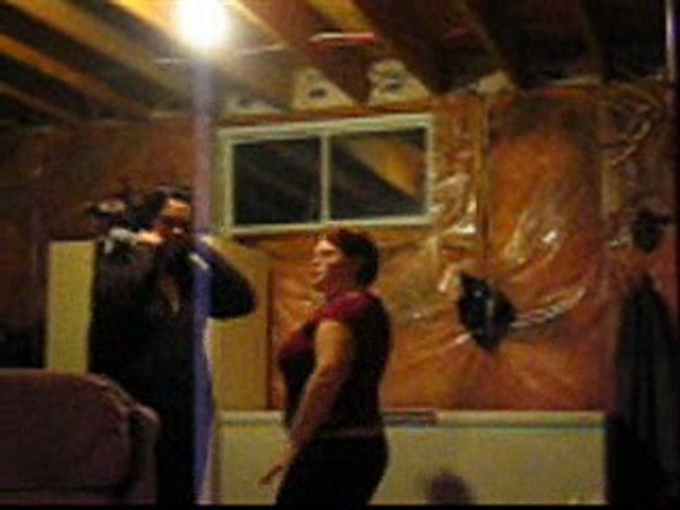 Janet & Karen Dancing While They Sing