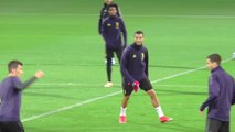 Ronaldo Berlatih Jelang Lawan Manchester United