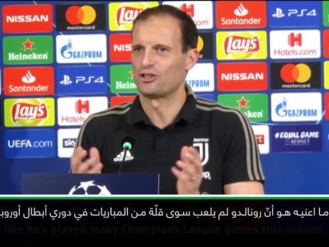 عام: كرة قدم: رونالدو سيسجّل الأهداف أمام مانشستر يونايتد - أليغري