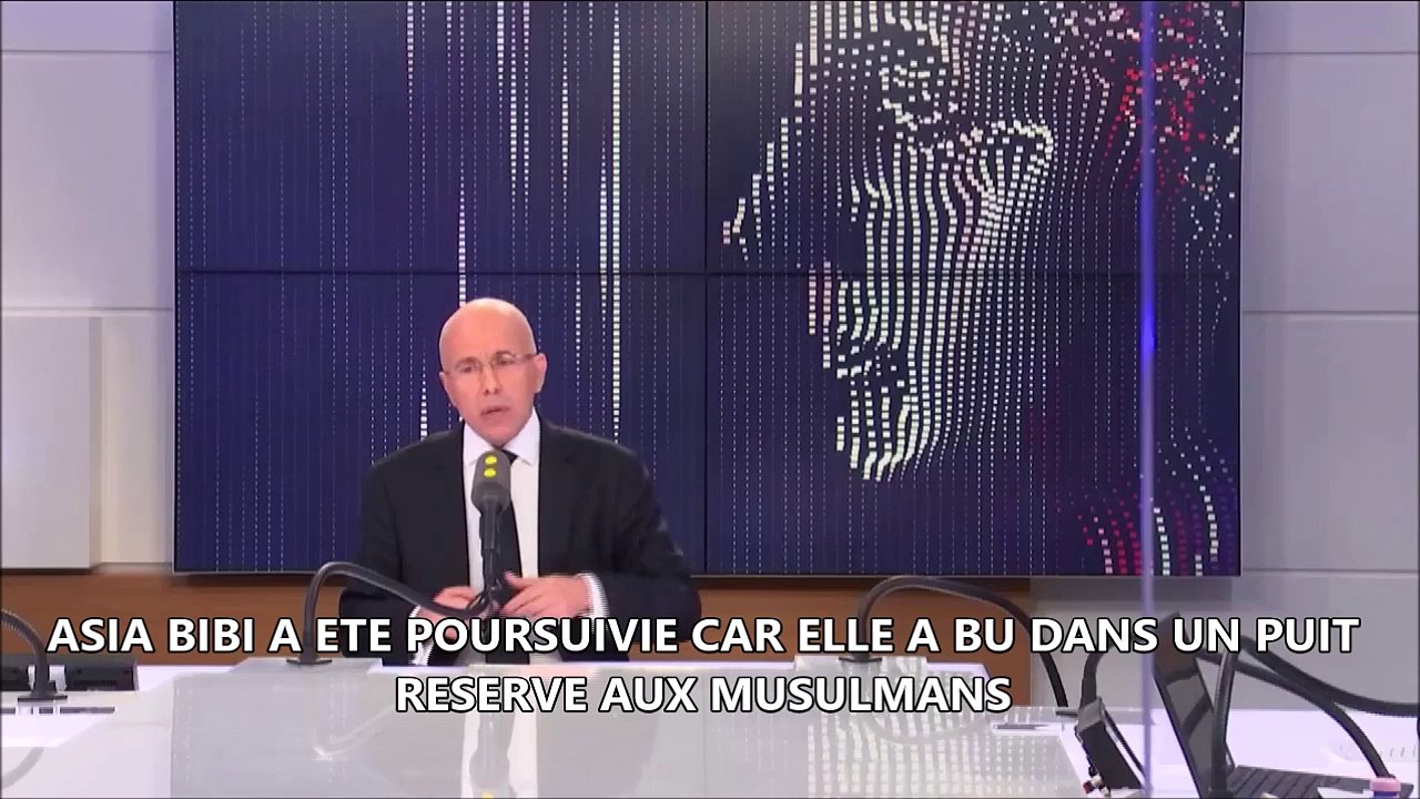 "Il faut accueillir Asia Bibi en France, c'est l'honneur de la France" France Info 07/11/2018