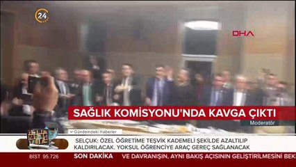 Sağlık Komisyonu'nda kavga çıktı