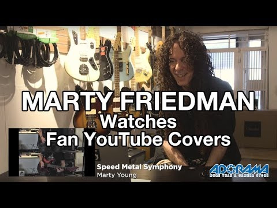 MARTY FRIEDMAN Watches Fan YouTube Guitar Covers | MetalSucks
