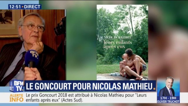 Goncourt attribué à Leurs enfants après eux : C'est un livre qui parle de la France, un livre social , explique Bernard Pivot