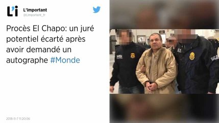Procès d’El Chapo. Un juré potentiel écarté après avoir demandé un autographe au baron de la drogue