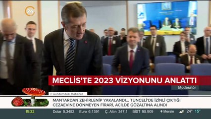 Meclis'te 2023 vizyonunu anlattı