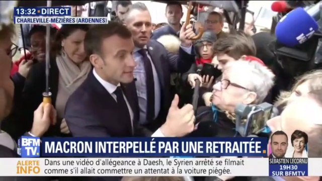 Hausse de la CSG et pouvoir d'achat : Je ne massacre personne , assure E.Macron à une retraitée
