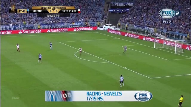 BRUNO CORTÊS GRÊMIO 1X2 RIVER PLATE LIBERTADORES 2018