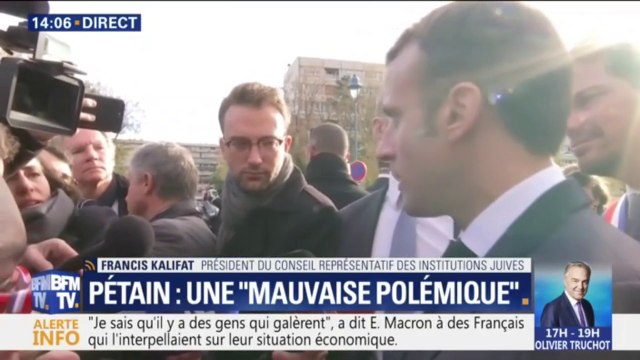 Pour Francis Kalifat, président du Crif, honorer Pétain c'est nier sa responsabilité dans la déportation des juifs