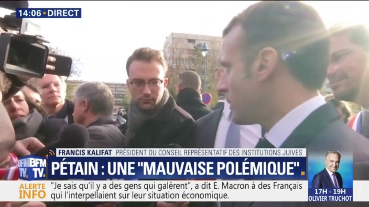 Pour Francis Kalifat, président du Crif, "honorer Pétain c'est nier sa responsabilité" dans la déportation des juifs