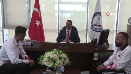 Şahinbey'in Gururu Gözünü Madalyaya Dikti