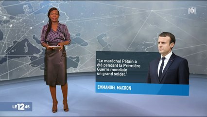 Emmanuel Macron justifie l'hommage polémique au maréchal Pétain