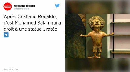 Football. Une statue à l'effigie de Salah fait polémique en Egypte