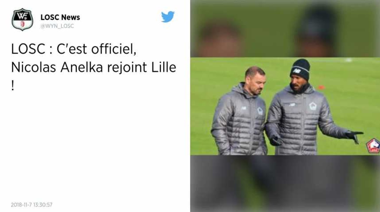 Ligue 1. Nicolas Anelka rejoint le staff de Christophe Galtier à Lille