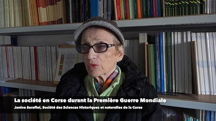 Société des Sciences : La société en Corse durant la Première Guerre Mondiale