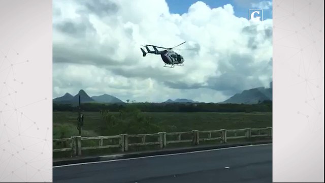 Helicoptero busca por fugitivos do Centro de Detenção Provisória da Serra