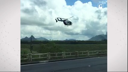 Helicoptero busca por fugitivos do Centro de Detenção Provisória da Serra
