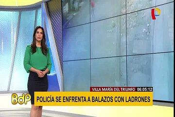 Villa María del Triunfo: detienen a delincuentes que balearon a policía durante intervención