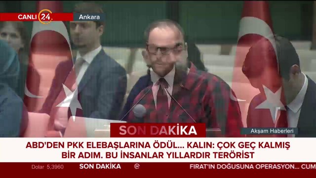 Cumhurbaşkanlığı Sözcüsü Kalın açıklama yapıyor