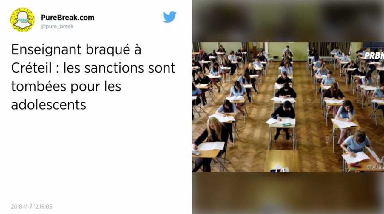 Professeure braquée à Créteil : les deux lycéens définitivement exclus