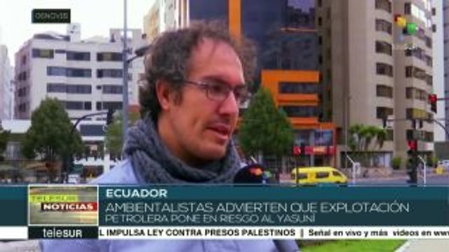 Ecuador: rechazan explotación petrolera en zona intangible del Yasuní