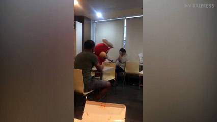 Jollibee Mascot Entertains Downs Syndrome Boy