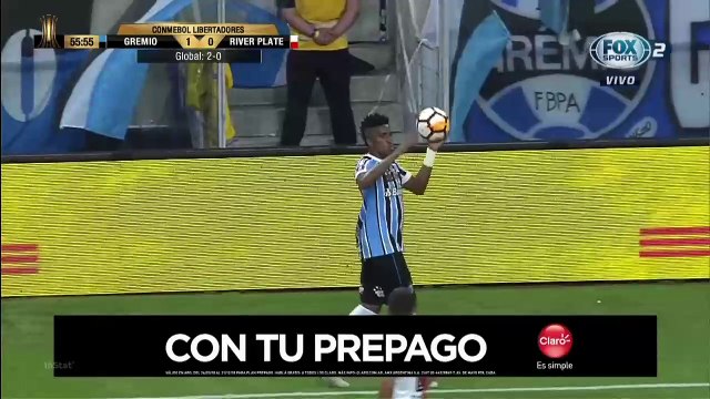 EVERTON GRÊMIO 1X2 RIVER PLATE LIBERTADORES 2018