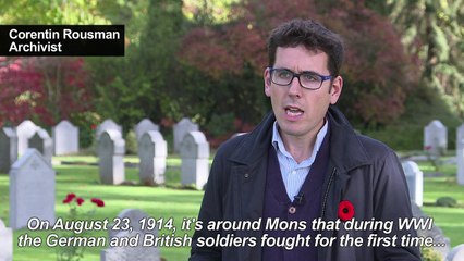 In Mons, the first and last British WWI casualties rest