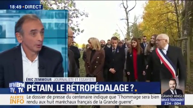 Pétain : pour Éric Zemmour, Macron dit tout et son contraire