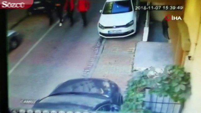 Bahçelievler'de sokak ortasındaki dehşet anları kamerada