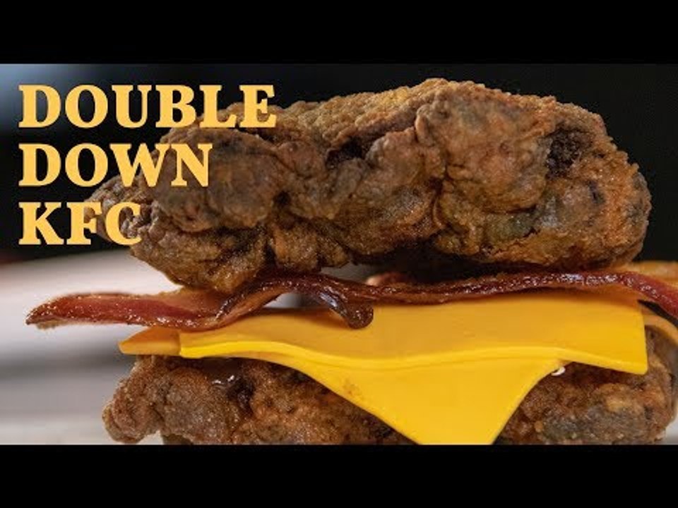 Hambúrguer Do Kfc Double Down!