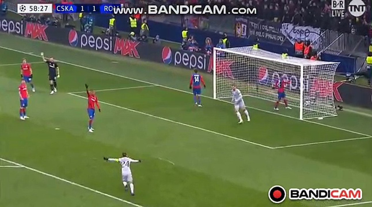 Goal Pellegrini (1-2) CSKA Moscow	vs AS Roma