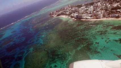 san andres  espectacular vista desde el cielo