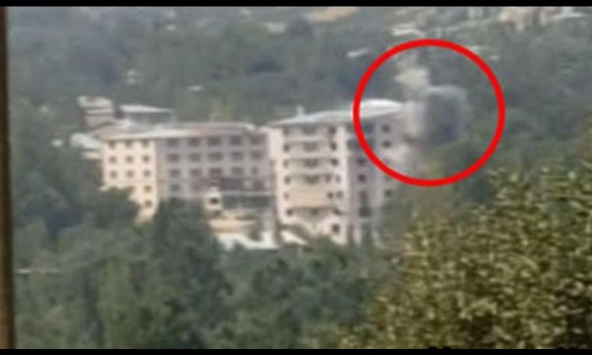 PKK'lilerin saklandığı düşünülen bina böyle vuruldu