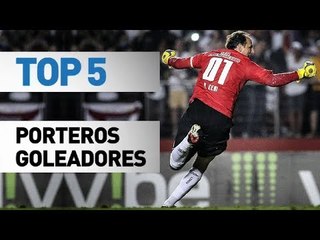 Top 5 porteros goleadores