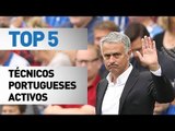 Top 5 técnicos portugueses activos (2018)