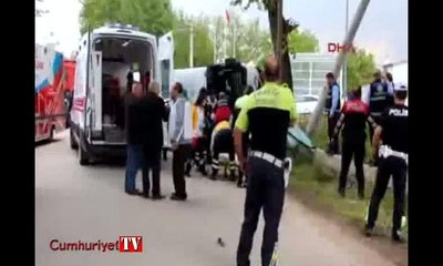 Otobüs şoförü dayağın ardından direksiyonda can verdi: Çok sayıda yaralı var